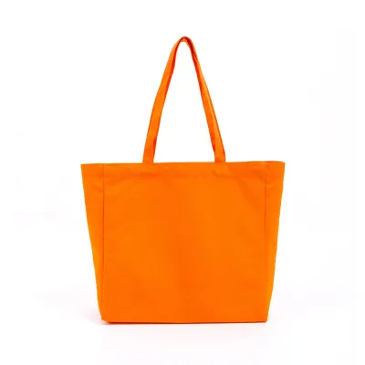 Custom Logo Multicolor Blank Hand-Held Canvas Tote Bag