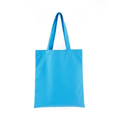 Custom Logo Blank Multicolor Eco-Friendly Cotton Portable Canvas Tote Bag
