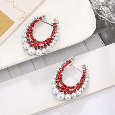 Women Fashion Geometric Irregular Earrings Alloy Fashion OL Commuter