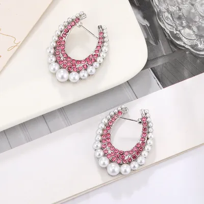 Women Fashion Geometric Irregular Earrings Alloy Fashion OL Commuter