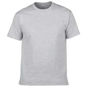Unisex Solid Cotton Crewneck Short Sleeve T-Shirt