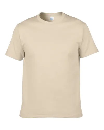 Unisex Solid Cotton Crewneck Short Sleeve T-Shirt