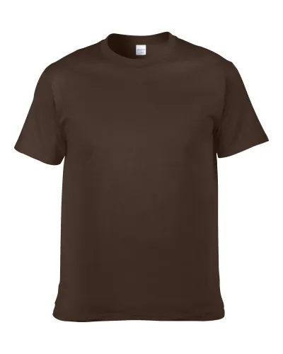 Unisex Solid Cotton Crewneck Short Sleeve T-Shirt
