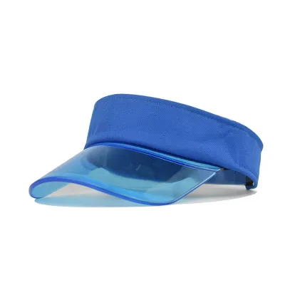 Women Fashion Transparent Sunscreen Cap - Cotton Visor No Roof