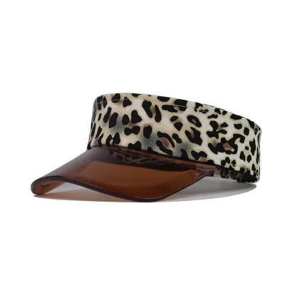 Women Fashion Transparent Sunscreen Cap - Cotton Visor No Roof