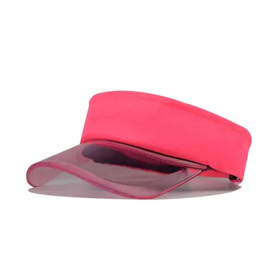 Women Fashion Transparent Sunscreen Cap - Cotton Visor No Roof