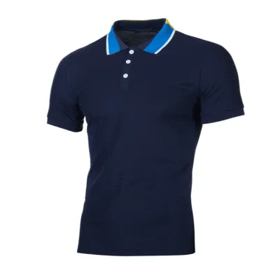 Men Fashion Casual Loose Fit Short Sleeve Lapel POLO Shirt