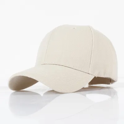 Casual Solid Color Outdoor Sunshade Acrylic Baseball Cap