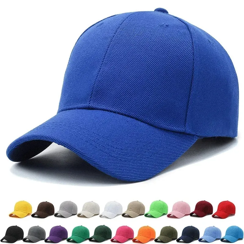 Casual Solid Acrylic Baseball Cap