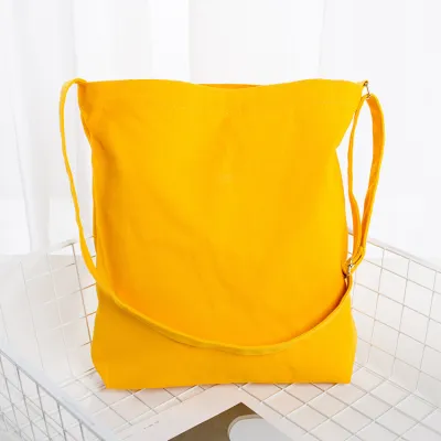 Custom Logo Eco-Friendly Cotton Adjustable Canvas Tote Bag