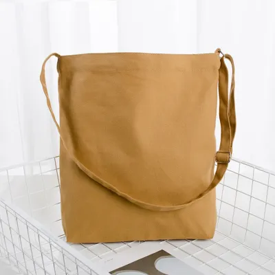 Custom Logo Eco-Friendly Cotton Adjustable Canvas Tote Bag