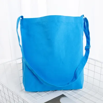 Custom Logo Eco-Friendly Cotton Adjustable Canvas Tote Bag