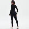 6666 Long Sleeve Trousers Suit-Black