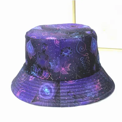 Simple Fashion Flamingo Pumpkin Football Print Bucket Hat