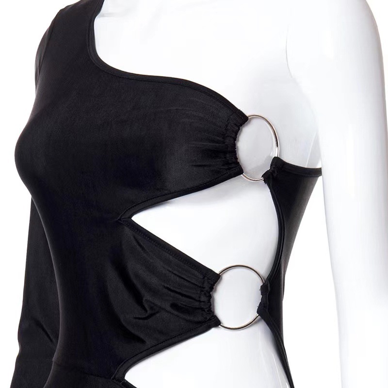 Wholesale Women Fashion Sexy Single Sleeve Double Ring