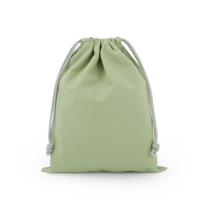 [JILLSTUART] [MOMO] Logo Canvas Drawstring Bag 9Color ★23SS Personalized Calico Cotton Drawstring Bag With String With