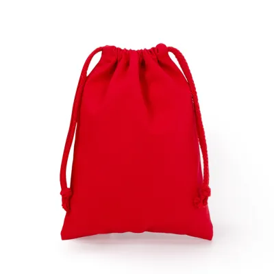 Custom Logo Solid Color Cotton Canvas Drawstring Bag