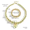 N2312-14T2 CCB Heart Pendant Suit