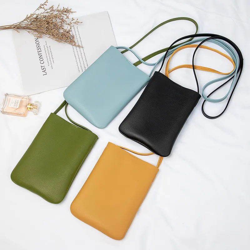 Simple Solid PU Shoulder Purse with Magnetic Closure Small