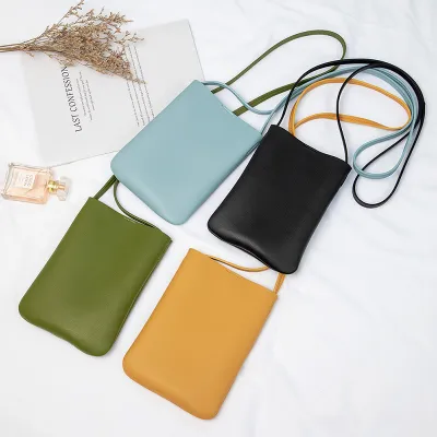 Simple Solid Shoulder Purses