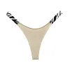 Apricot Thong-Zebra Band