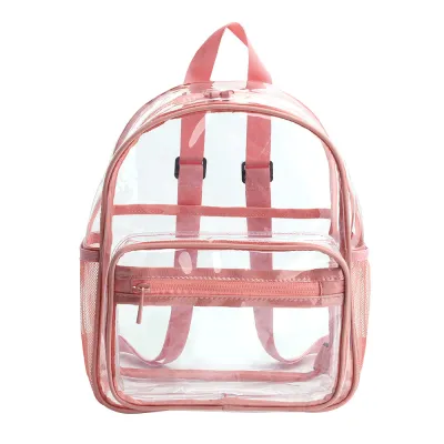 Fashionable Large Capacity Waterproof Simple PVC Clear Backpack