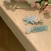 Exquisite Blue-Starfish Shell Suit