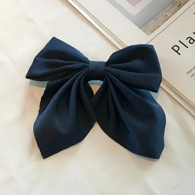 Women Fashion Sweet Pearlescent Bow Hairpin