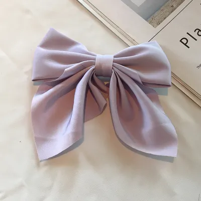 Women Fashion Sweet Pearlescent Bow Hairpin