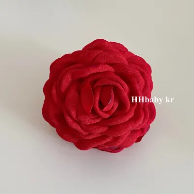 Women Simple Three-Dimensional Rose Hair Claws
