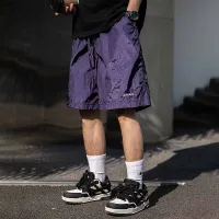 Men Summer Fashion Casual Basic Solid Color Sports Shorts