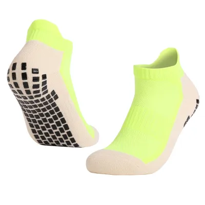 Unisex Color Matching Anti-Slip Thickening Towel Bottom Sport Ankle Socks
