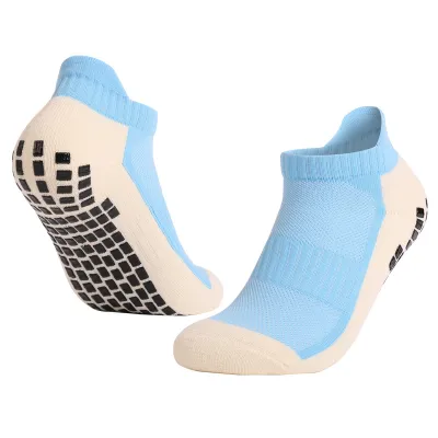 Unisex Color Matching Anti-Slip Thickening Towel Bottom Sport Ankle Socks