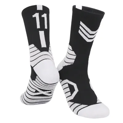 Unisex Thick Towel Bottom Sport Mid-Calf Socks for Men