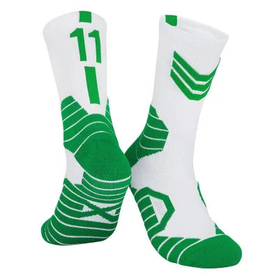 Unisex Thick Towel Bottom Sport Mid-Calf Socks for Men