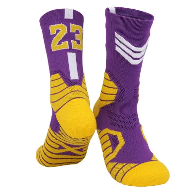 Unisex Thick Towel Bottom Sport Mid-Calf Socks for Men