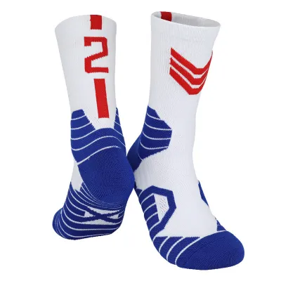 Unisex Thick Towel Bottom Sport Mid-Calf Socks for Men