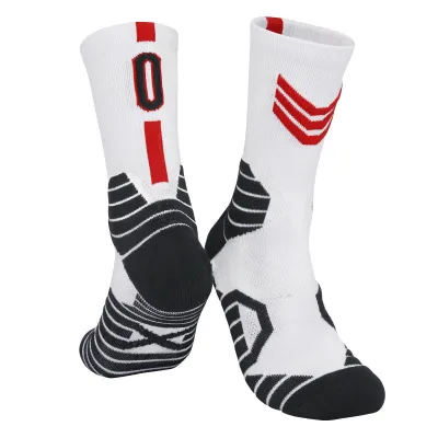 Unisex Thick Towel Bottom Sport Mid-Calf Socks for Men