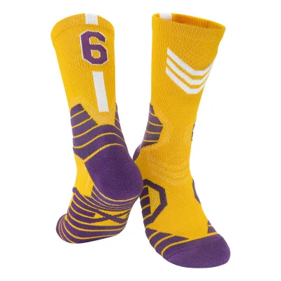 Unisex Thick Towel Bottom Sport Mid-Calf Socks for Men