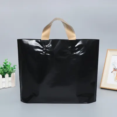 40*32*8cm custom Solid Color Large Capacity Clothing Packaging Plastic Shopping Bag