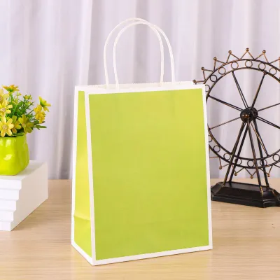 Simple Frame Contrast Color Packing Bags 50pcs/set