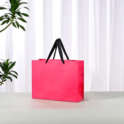 Fashion Simple Clothing Store Packaging Paper Shopping Bag