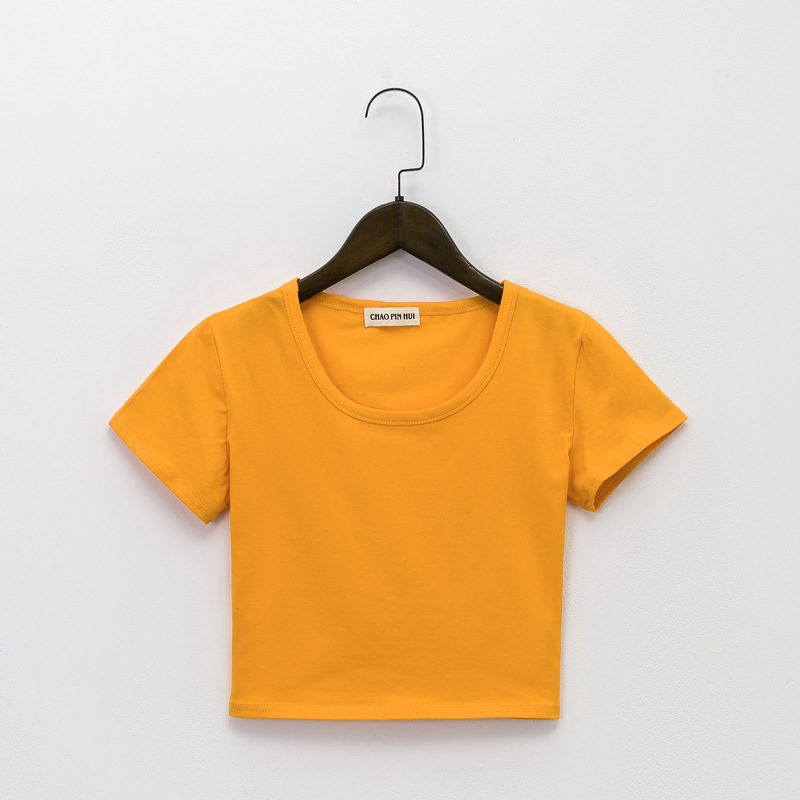 【2plan】Yeah ST Crop Collar Short Sleeve T-shirt s-l1200.jpg