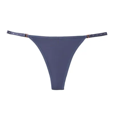 Women Simple Sexy Solid Color Breathable Low Waist Panties