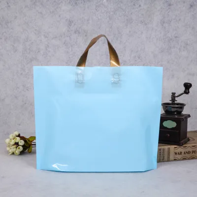 45*40*10cm Custom Solid Color Large Capacity Clothing Packaging Plastic Shopping Bag
