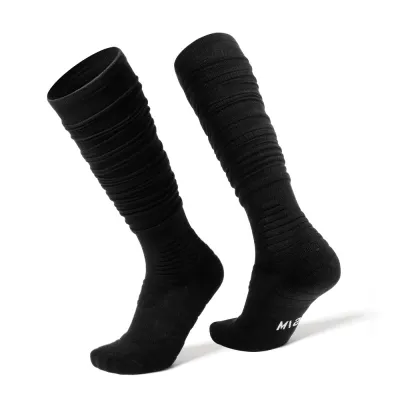 Men Casual Basic Solid Color Sports Thickening Mid-Calf Socks