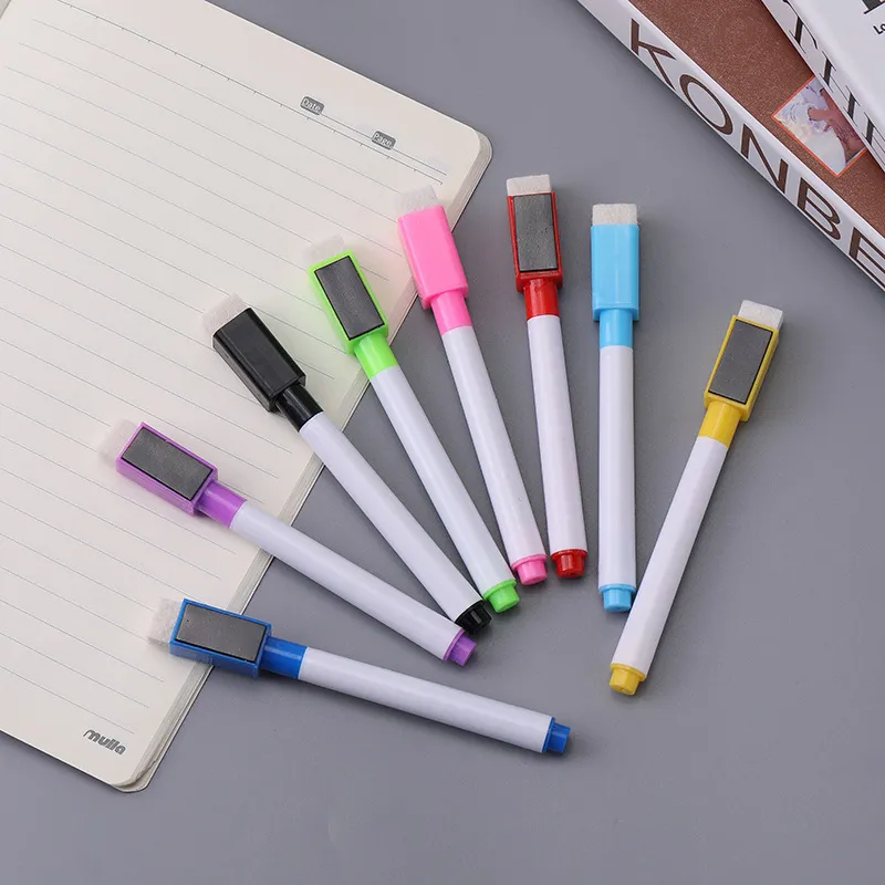 Erasable Whiteboard Tablet Marker With Magnetic Tape Brush