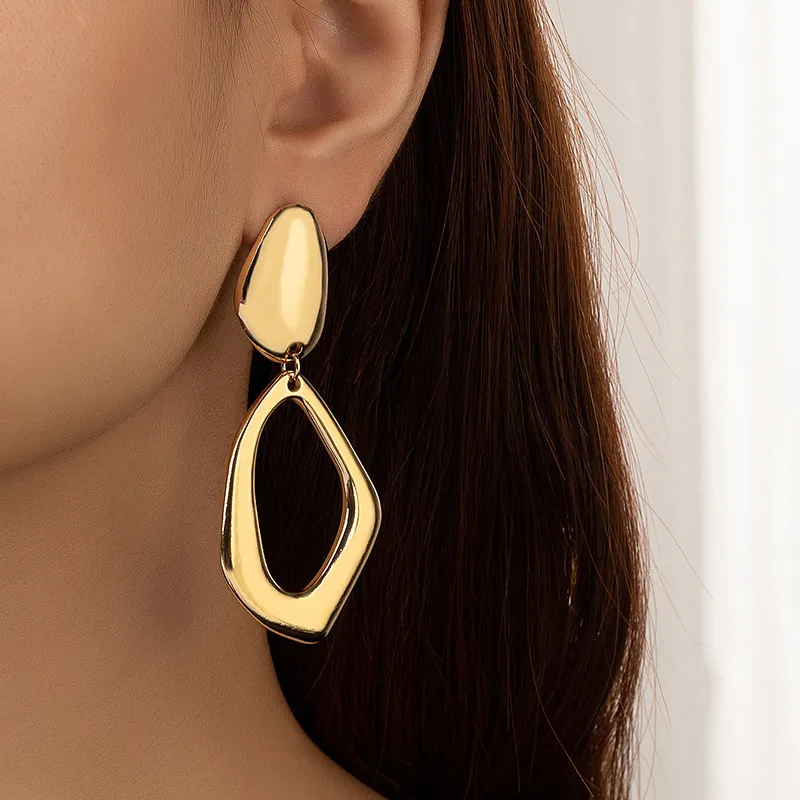 Simple Fashion Geometric Alloy Earrings