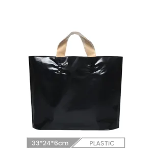 33*24*6cm Custoom Solid Color Large Capacity Clothing Packaging Plastic Shopping Bag