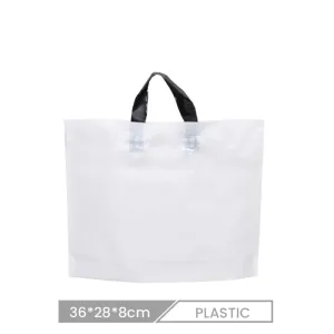 36*28*8cm Custom Solid Color Large Capacity Clothing Packaging Plastic Shopping Bag